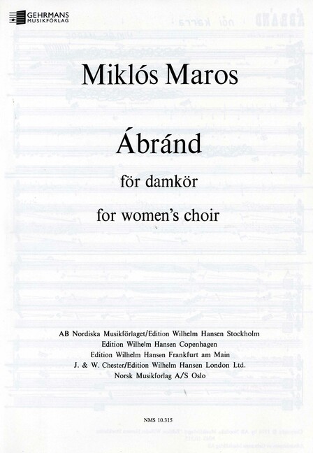 Abrand for women's chorus (SSAA)