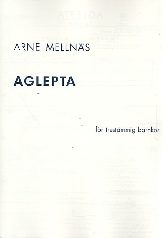 Aglepta foer trestaemmig barnkoer