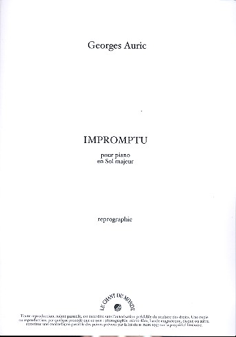 Impromptu en sol majeur