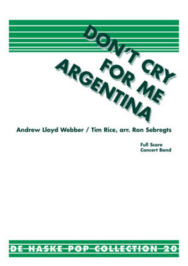 Don't cry for me Argentina