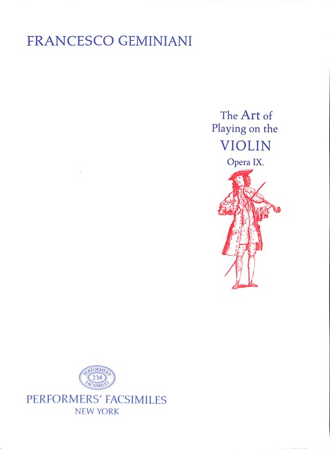 The Art of Playing the Violin op.9