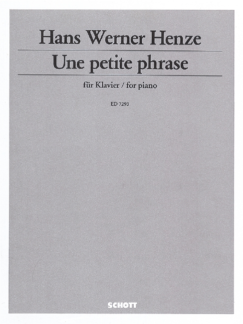 Une petite phrase
