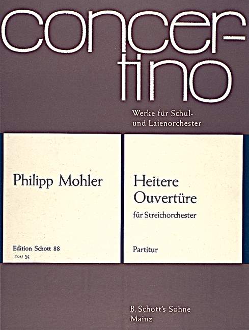 Heitere Ouvertüre op. 27