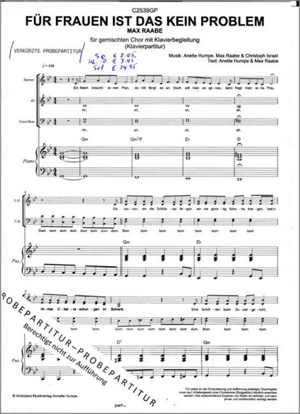 C2539G1 Für Frauen ist das kein Problem