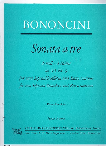 Sonata à tre op.6,9 
