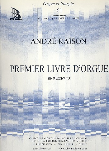 Premier livre d'orgue - fascicule 3