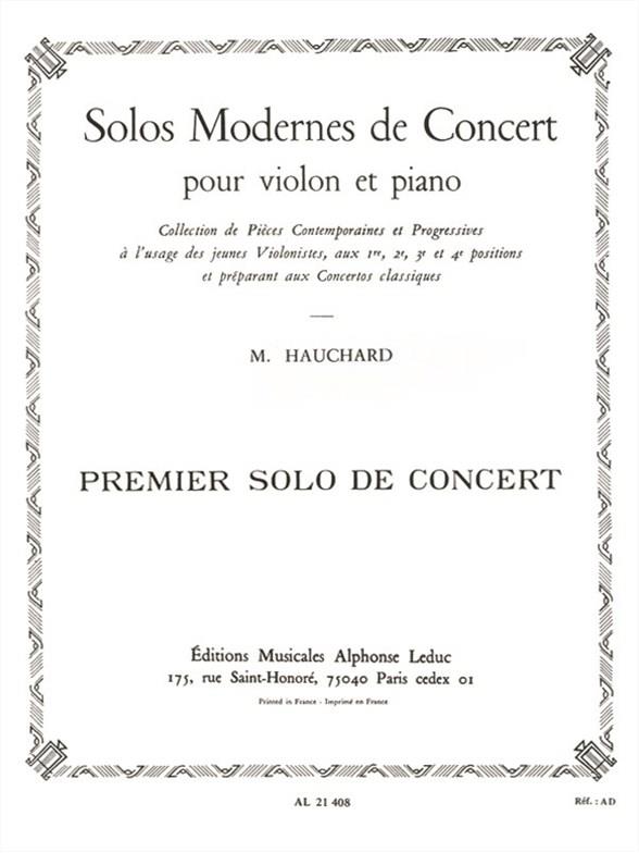 Solo modern de concert no.1