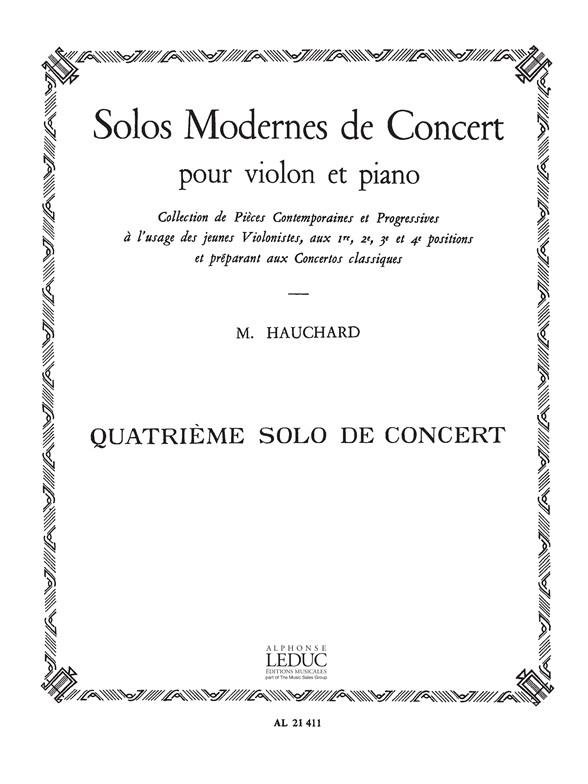 Solo modern de concert no.4