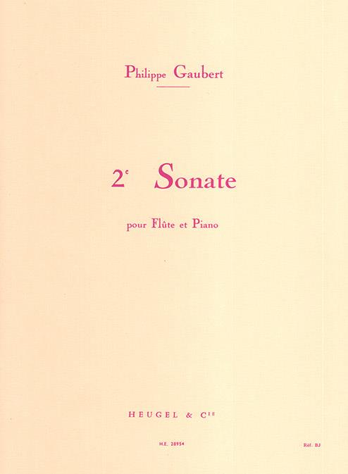 Sonate no.2 pour flute et piano