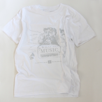 MG500b T-Shirt What is Music weiß