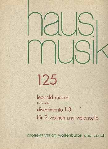 6 Divertimenti Band 1 (Nr.1-3)
