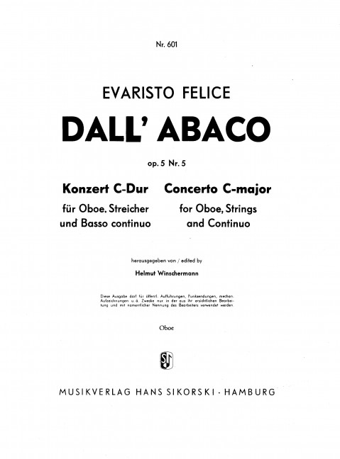 Konzert C-Dur op.5,5 