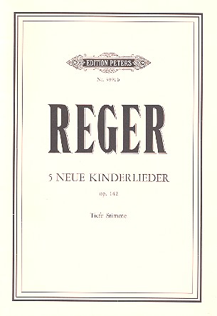 5 neue Kinderlieder op.142