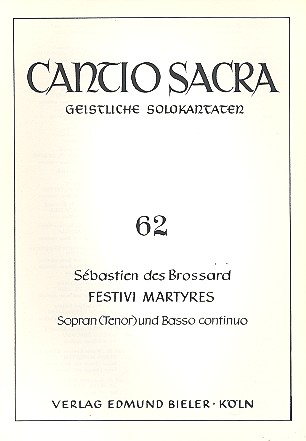 Festivi martyres für Sopran (Tenor)