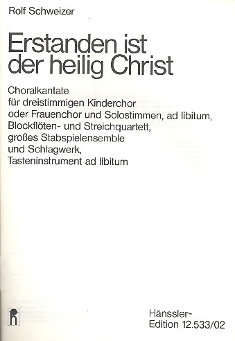 ERSTANDEN IST DER HEILIG CHRIST