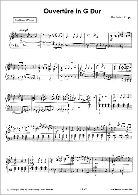 Ouvertüre G-Dur