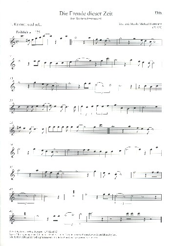 Die Freude dieser Zeit