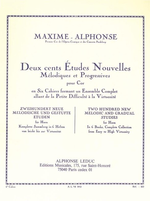 200 études nouvelles vol.6 10 gran