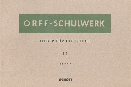 Lieder für die Schule Band 3