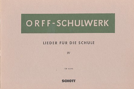 Lieder für die Schule Band 4