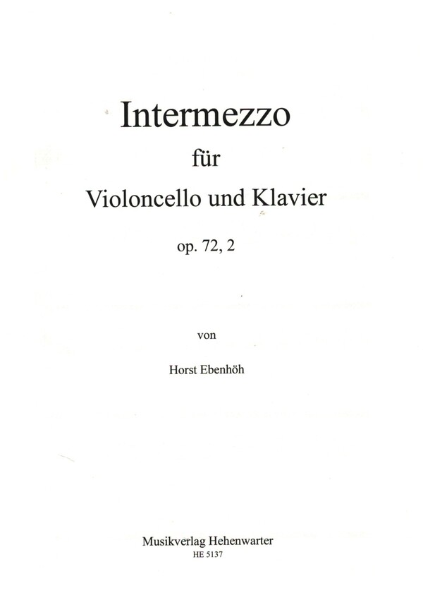 Intermezzo op.72,2