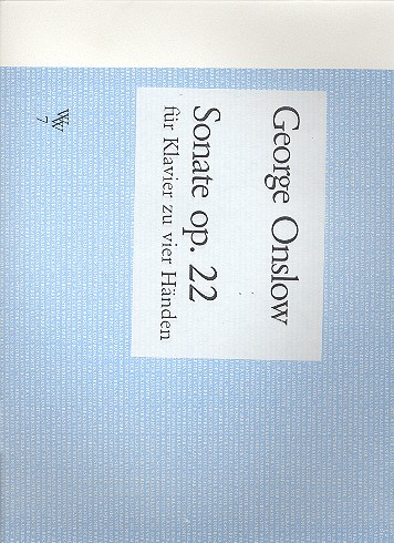 Sonate op.22 für Klavier zu 4 Händen