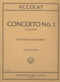 Concerto a Minor no.1