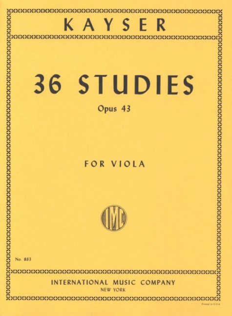 36 Studies op.43