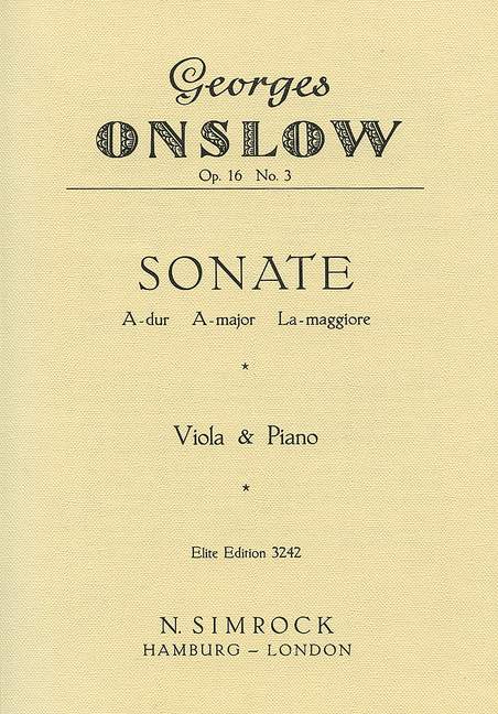 Sonate A-Dur op.16,3