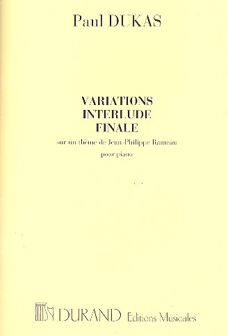 Variations, interlude et finale sur