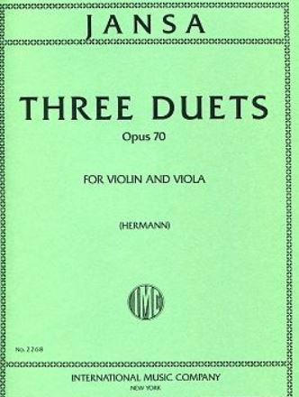 3 Duets op.70