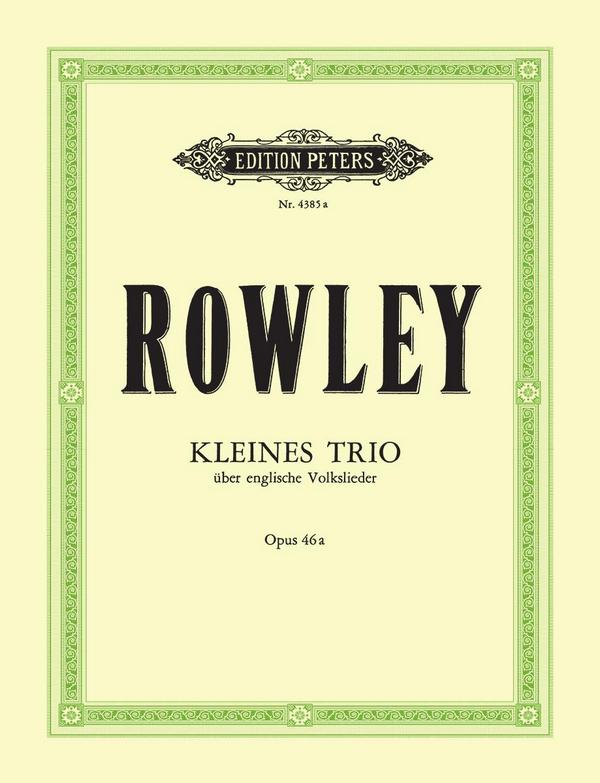 Kleines Trio über englische Volkslieder op.46a