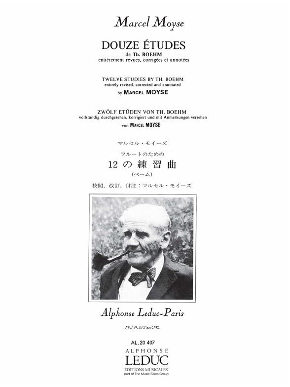 12 études de Boehm pour flûte