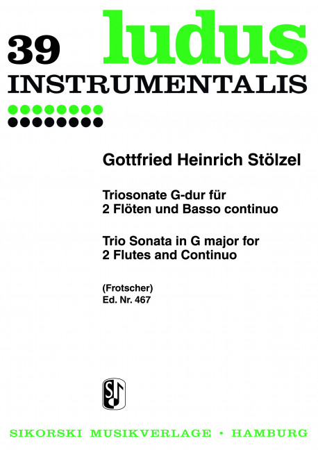 Triosonate G-Dur für 2 Flöten