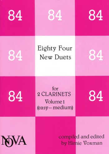 84 new duets vol.1 for 2 clarinets