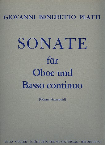 Sonate für Oboe und Bc