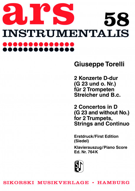 2 Konzerte D-Dur für 2 Trompeten,
