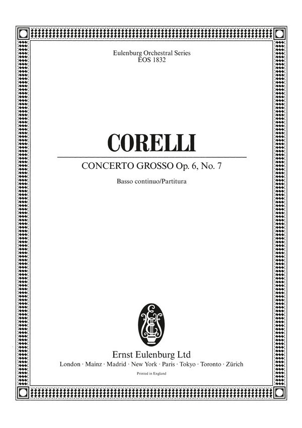 .Corelli, Concerto grosso D-Dur op.6/7