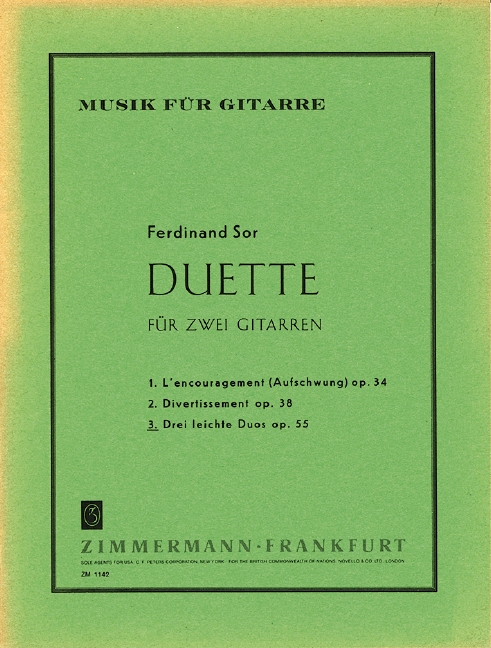 Duette op.55 Band 3: 3 leichte Duos 