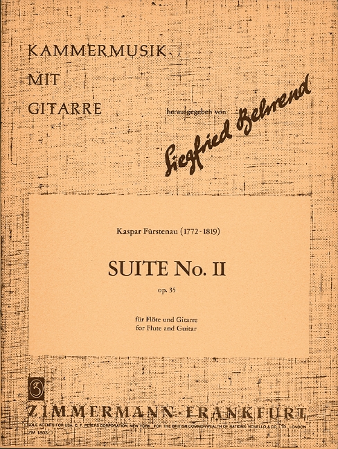 Suite Nr.2 op.35 für Flöte und Gitarre