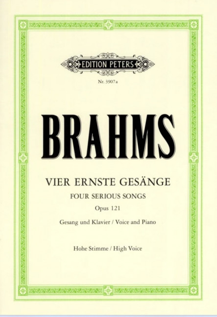 4 ernste Gesänge op.121