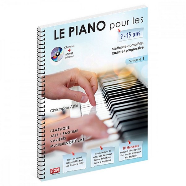 Le piano pour les 9-15 ans vol.1 (+CD)