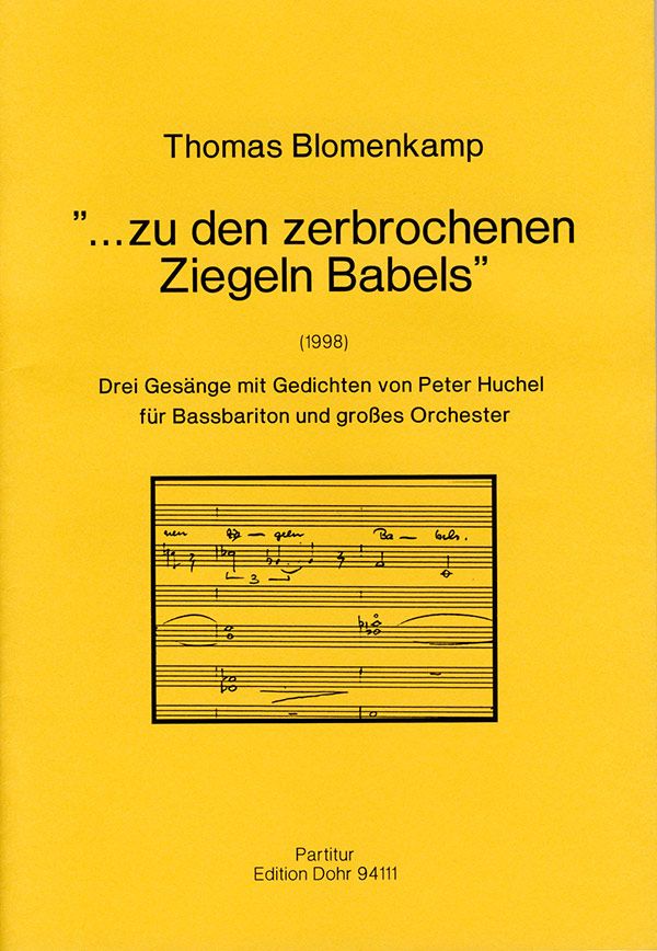 zu den zerbrochenen Ziegeln Babels' (1998) -D