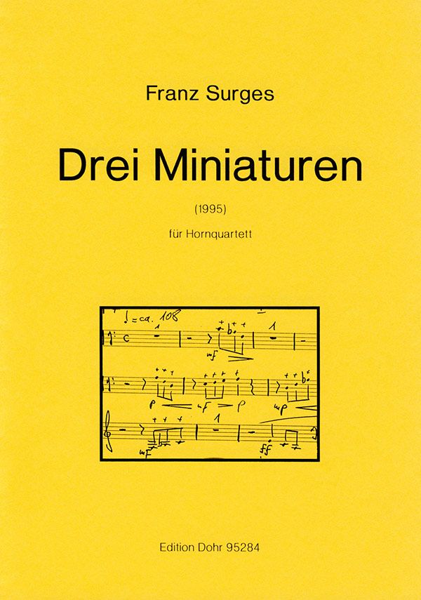 3 Miniaturen für Hornquartett (1995)