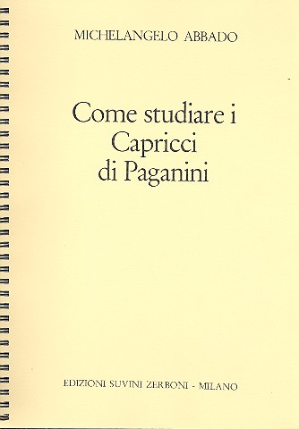 Come studiare i capricci di Paganini