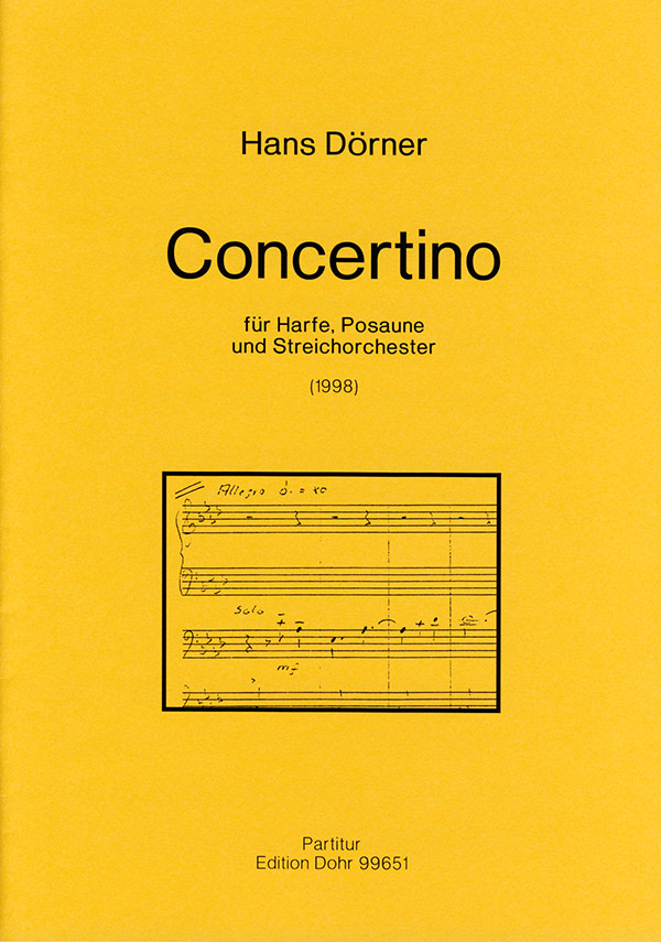 Concertino für Harfe, Posaune und Streichorchester (199