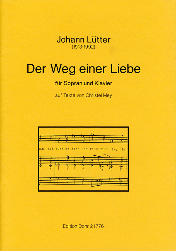Der Weg der Liebe für Sopran und Klavier