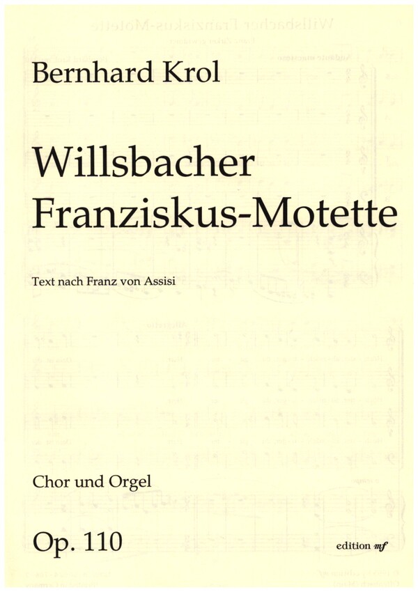 Willsbacher Franziskus-Motette op.110