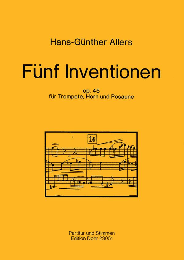5 Inventionen für Trompete, Horn und Posaune