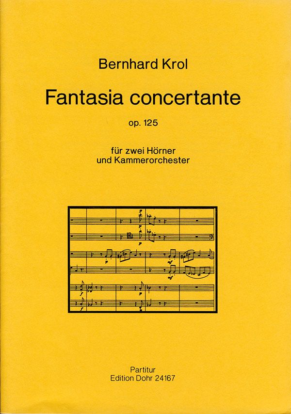 Fantasia concertante für zwei Hörner und Kammerorches